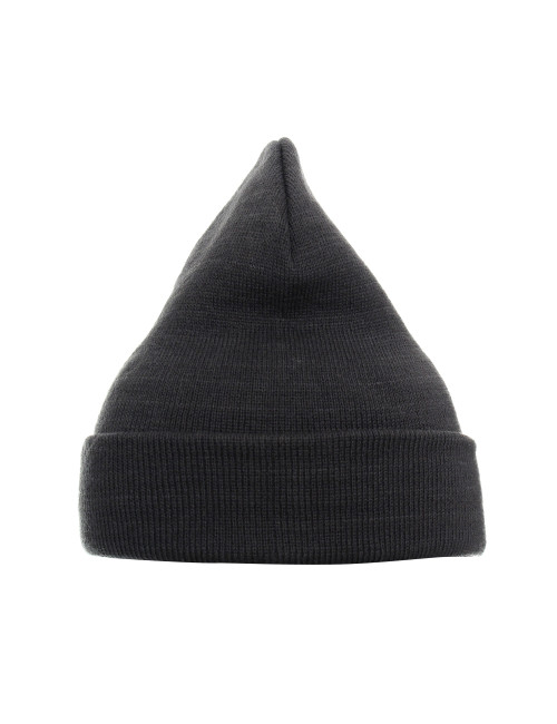 Klasyczna Czapka Zimowa Arctic szarym – 100% Akryl, Lekka 65 g haft