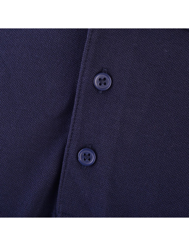 MARK THE HELPHER POLO MEN`S WORKER NAVY print embroidery silkscreen