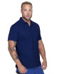 MARK THE HELPHER POLO MEN`S WORKER NAVY print embroidery silkscreen