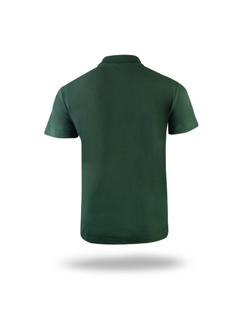 MARK THE HELPHER POLO MEN`S WORKER BOTTLE GREEN embroidery logo print