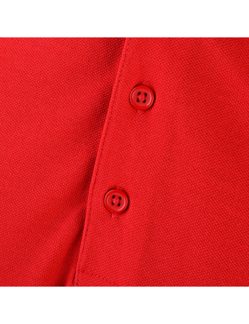MARK THE HELPHER POLO MEN`S WORKER RED print embroidery silkscreen logo