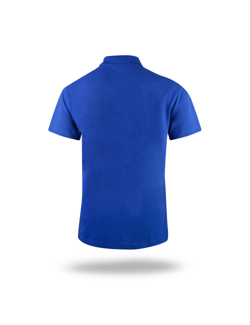 MARK THE HELPER MEN`S POLO WORKER CORNFLOWER print embroidery silkscreen logo