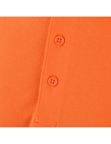 MARK THE HELPHER POLO MEN`S WORKER ORANGE embroidery silkscreen logo