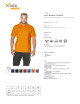 MARK THE HELPHER HERREN POLO WORKER ORANGE Stickerei-Siebdruck-Logo