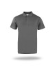 MARK THE HELPHER HERREN POLO WORKER GRAU gesticktes Siebdrucklogo