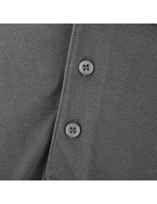 MARK THE HELPHER POLO MEN`S WORKER GRAY embroidery screen print logo