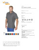 MARK THE HELPHER POLO MEN`S WORKER GRAY embroidery screen print logo