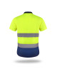 MARK THE HELPHER HERREN-POLO-HI-VIS-WARNGELB/NAVY NAVY-Stickerei