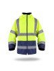 MEN`S HI-VIS RAIN JACKET HIGH-VISION YELLOW/NAVY