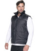 MARK THE HELPHER VEST Men`s NEW ROAD BLACK embroidery screen printing