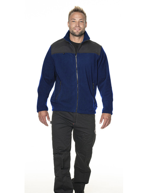 Mark the helper Herren GUARD SWEATSHIRT, MARINEBLAU/SCHWARZ, mit Stickerei, Logo