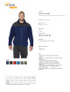Mark the helper Herren GUARD SWEATSHIRT, MARINEBLAU/SCHWARZ, mit Stickerei, Logo