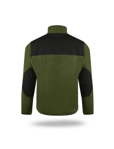 Mark the helper Herren SWEATSHIRT GUARD KHAKI/BLACK Logo, Stickerei, Aufdruck