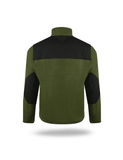 Mark the helper Herren SWEATSHIRT GUARD KHAKI/BLACK Logo, Stickerei, Aufdruck