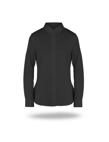 Ladies Wave Damenshirt schwarz Promostars