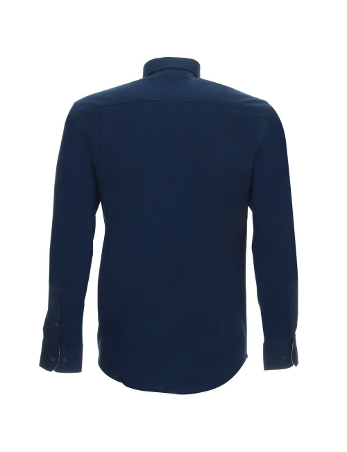 Herren-Flusshemd, dunkelblau, Promostars