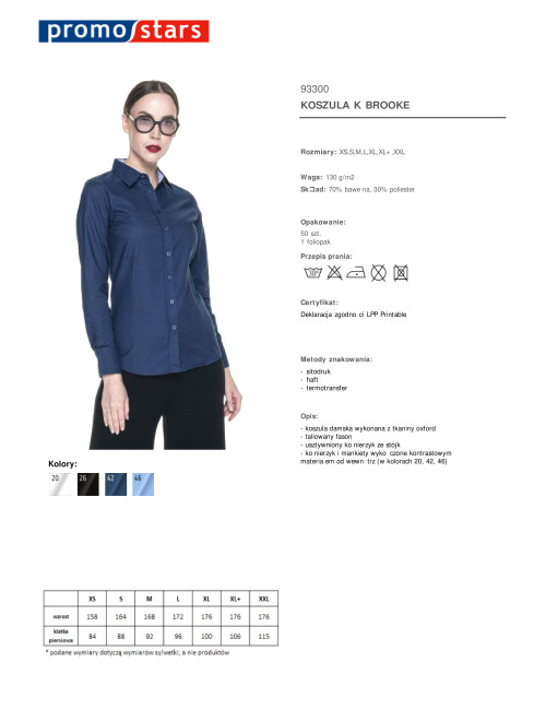 K BROOKE DARK BLUE SHIRT