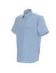 Kurzes Flusshemd für Herren blau Promostars