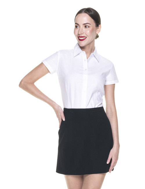 Kurzes Brook-Shirt für Damen, weiß, Promostars