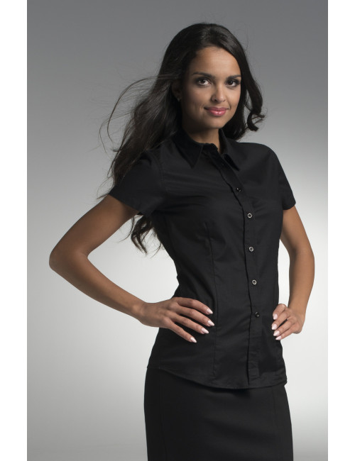 Kurzes Brook-Shirt für Damen in Schwarz von Promostars