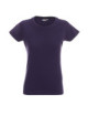 Ladies` heavy t-shirt dark purple Promostars