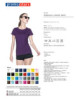 2Ladies` heavy t-shirt dark purple Promostars