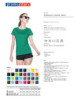 2Ladies' heavy koszulka damska zielony Promostars