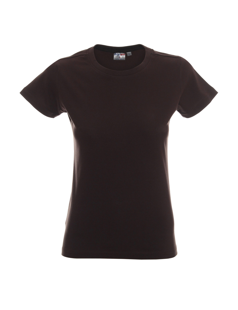Schweres Damen-T-Shirt dunkelbraun von Promostars