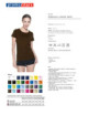 2Schweres Damen-T-Shirt dunkelbraun von Promostars