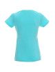 Promostars LADIES` HEAVY Damen T-SHIRT BLAU DTG-Print-Logo-Stickerei
