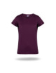 2Schweres Damen-T-Shirt für Damen in Burgunderrot von Promostars