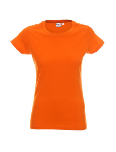 Ladies` heavy t-shirt orange Promostars