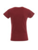 2Schweres Damen-T-Shirt für Damen, Burgunderrot von Promostars