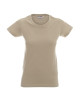 Promostars LADIES` HEAVY Damen T-SHIRT BEIGE Stickerei Siebdruck
