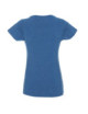 2Schweres Damen-T-Shirt blau meliert von Promostars