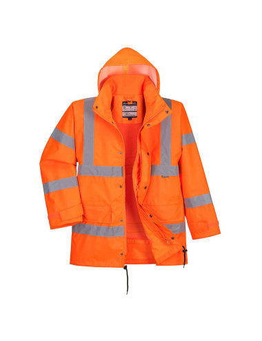 Traffic Interactive Breathable Jacket Orange Portwest