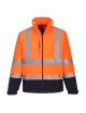 Zweifarbiges Softshell (3 Schichten) Orange/Navy Portwest