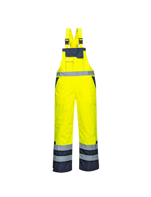 Two-tone warning overalls, insulated, Portwest Yellow