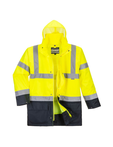Essential Yellow/Black Portwest 5-in-1 Hi-Vis Jacket