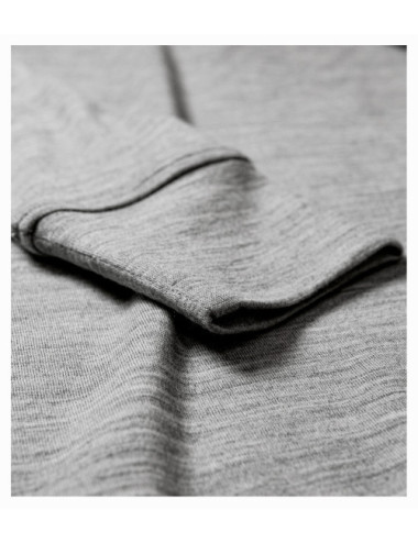 Merino Rise LS 160 Damen-T-Shirt, dunkelgrau meliert Malfini Premium