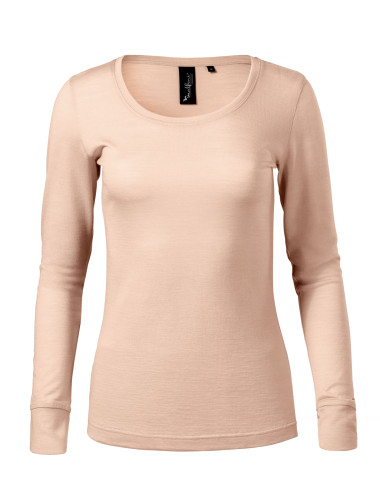 Merino rise ls 160 cameo Malfini premium women`s T-shirt