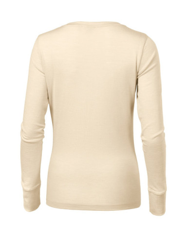 Merino Rise Damen-T-Shirt LS 160 Mandel Malfini Premium