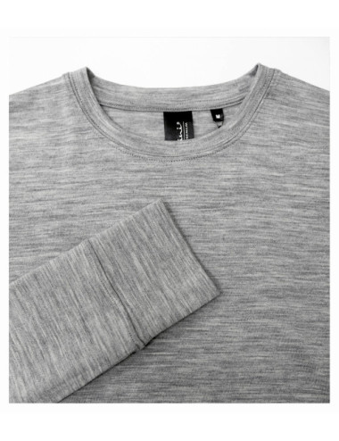 Merino Rise Herren-T-Shirt ls 159 dunkelgrau meliert Malfini Premium