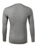 2Merino rise men`s t-shirt ls 159 dark gray melange Malfini premium