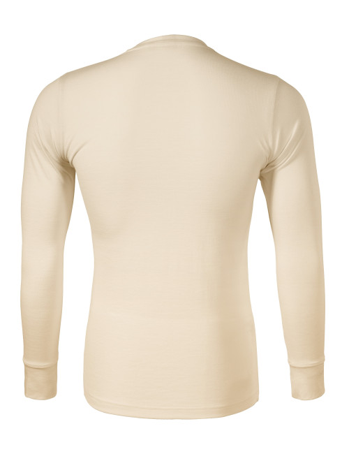 Merino Rise Herren-T-Shirt ls 159 Mandel Malfini Premium