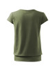 City 120 khakifarbenes Malfini-Damen-T-Shirt