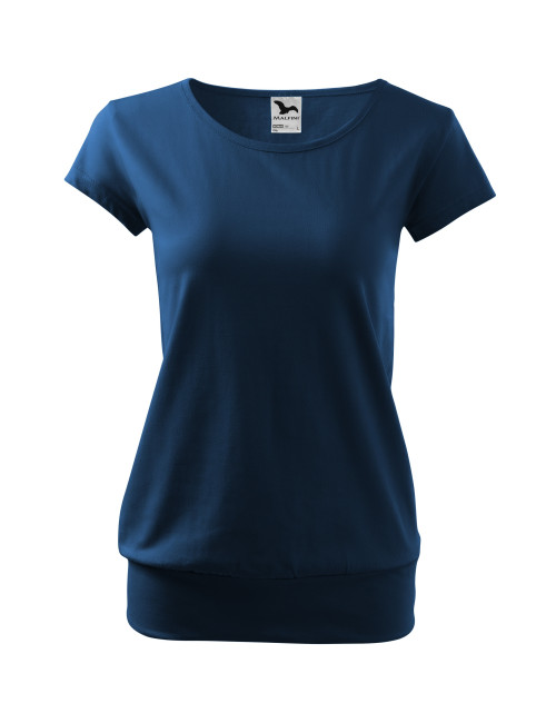 Women`s T-shirt City 120 dark blue Malfini