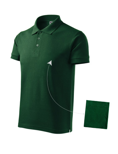 Herren-Poloshirt Baumwolle 212 dunkelgrün Malfini