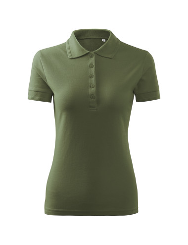 Pique Polo Free F10 Khaki Malfini Damen-Poloshirt