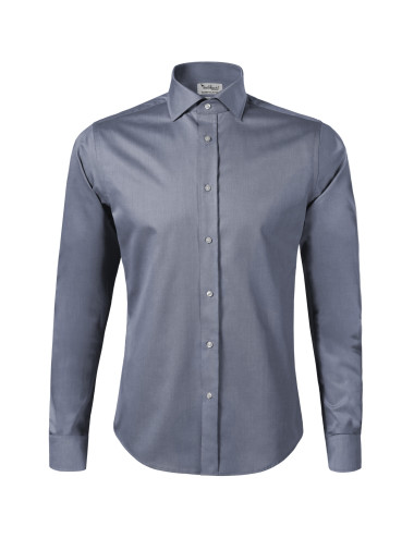 Journey 264 Storm Grey Melange Malfini Premium Herrenhemd